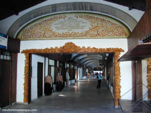 Interior del puente cubierto de Lovech