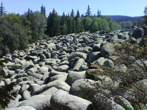 "Río de piedras" en montaña Vitosha