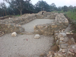 Ruinas de los baños romanos de Belchin, del siglo IV