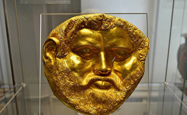 mascara funeraria tracia de oro